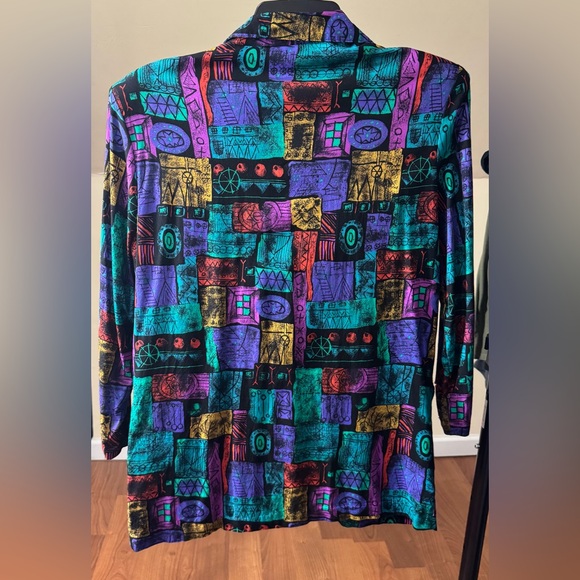 Colorful Patterned Blazer - Picture 13 of 14